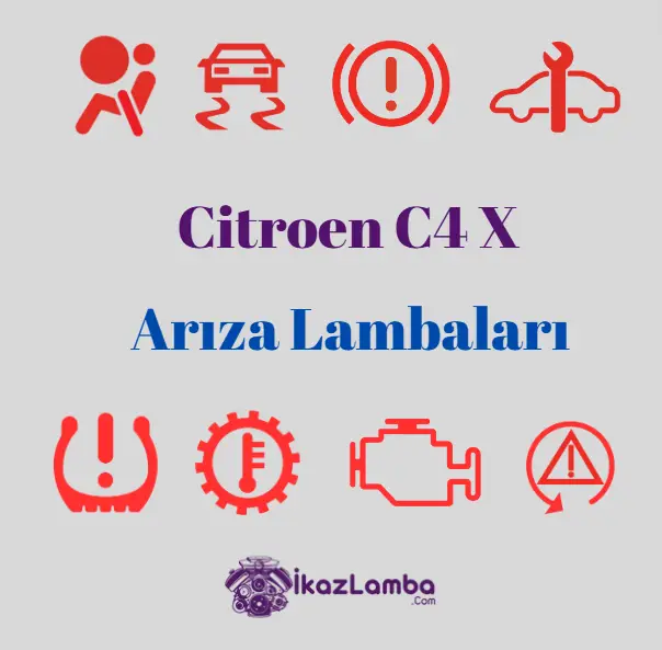 citroen c4 x arıza lambaları