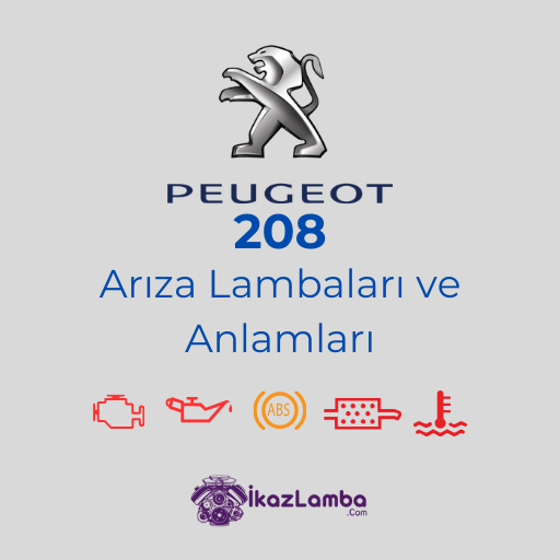 Peugeot 208 Arıza Lambaları
